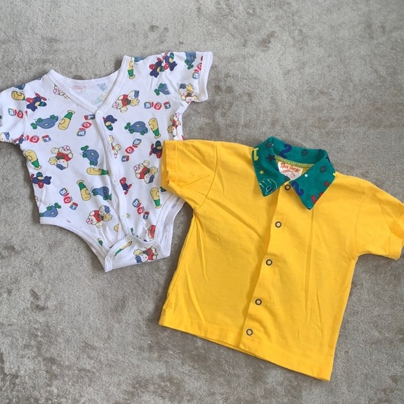 Tree House Button Up & Onesie - Picture 1 of 8